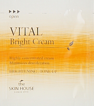 Витаминизированный крем для ровного тона лица - The Skin House Vital Bright Cream (пробник) — фото N1