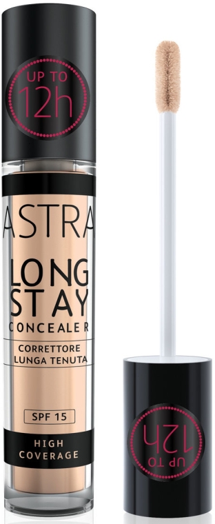 Стойкий кремовый консилер - Astra Make-Up Long Stay Concealer SPF15 — фото N2