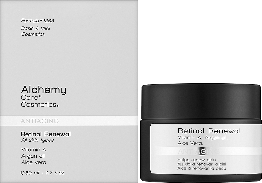 Нічний крем для обличчя з ретинолом - Alchemy Care Cosmetics Antiaging Retinol Renewal — фото N2