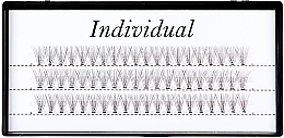 Накладные ресницы-пучки, 10D 0.10 C Mix 8-10-12 мм - Individual — фото N1