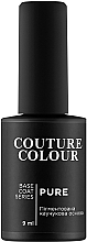База камуфлирующая каучуковая для гель-лака - Couture Colour Pure Base Coat — фото N1