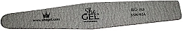 Пилка для нігтів SSN-03A, ромб, сіра, 80/80 - SheGEL — фото N1