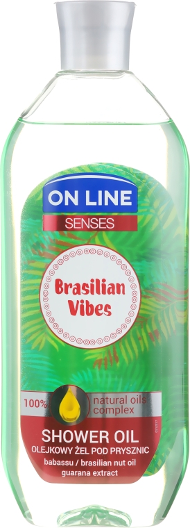 Олія для душу - On Line Senses Shower Oil Brasilian Vibes — фото N2