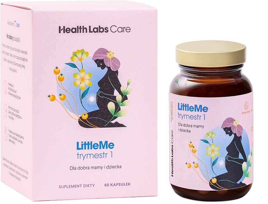 Пищевая добавка для беременных - HealthLabs Care LittleMe Trymestr 1 — фото N1