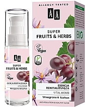 Парфумерія, косметика Відновлювальна есенція для обличчя - AA Cosmetics Super Fruits & Herbs Vital Bomb