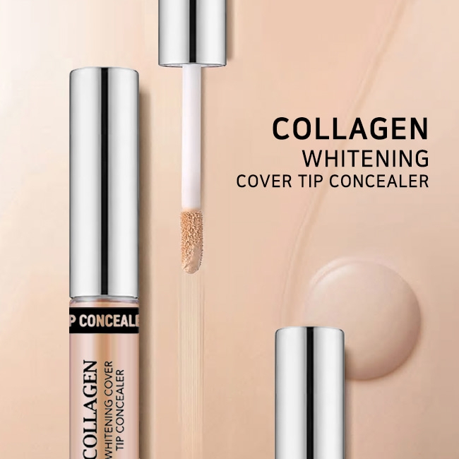 Осветляющий коллагеновый консилер - Enough Collagen Whitening Cover Tip Concealer — фото N3