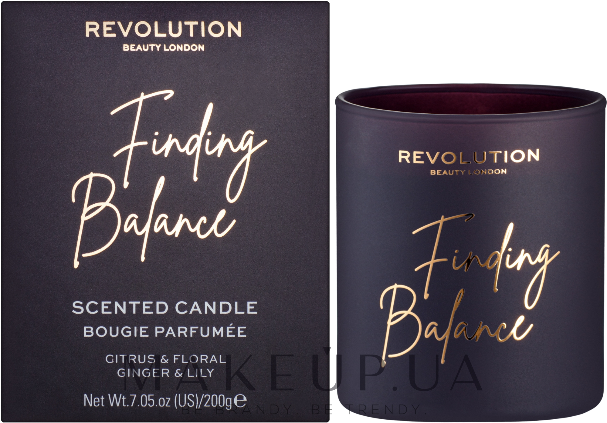 Makeup Revolution Beauty London Finding Balance - Ароматическая свеча — фото 200g