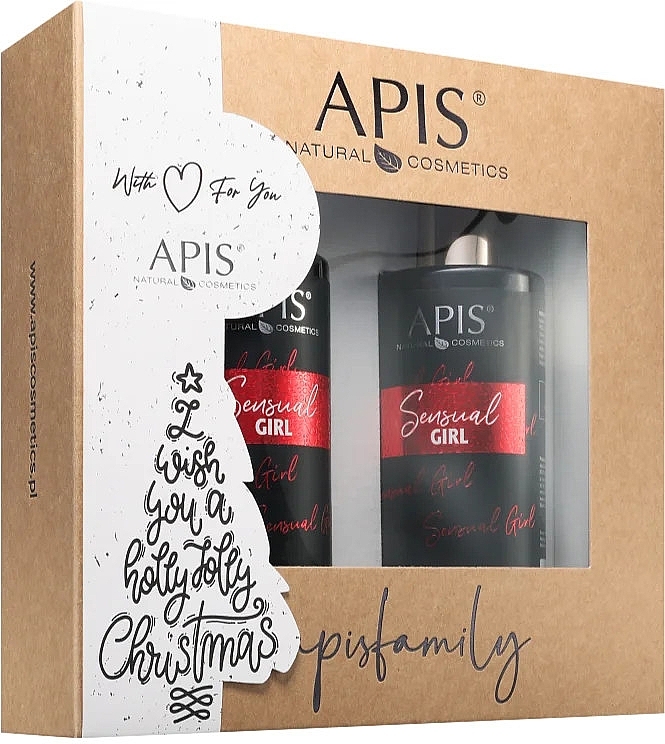 Набір - APIS Professional Sensual Girl Gift Set (sh/gel/300ml + b/lot/300ml) — фото N1