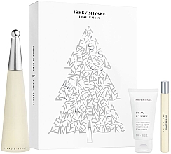 Парфумерія, косметика Issey Miyake L'Eau D'Issey - Набір (edt/100ml + edt/mini/10ml + b/lot/50ml)