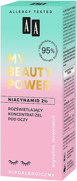 Концентрат-гель для очей - AA My Beauty Power Niacynamid 2% — фото N4