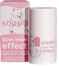 Парфумерія, косметика Зволожувальний і заспокійливий нічний крем для обличчя - Soppo Bow Wow Effect Moisturizing And Soothing Night Face Cream