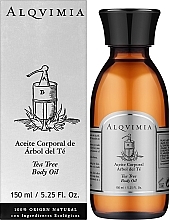Олія для тіла "Чайне дерево" - Alqvimia Tea Tree Body Oil — фото N2