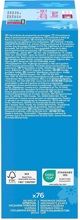 Гігієнічні щоденні прокладки, 76 шт. - Carefree Normal Cotton Fresh — фото N5