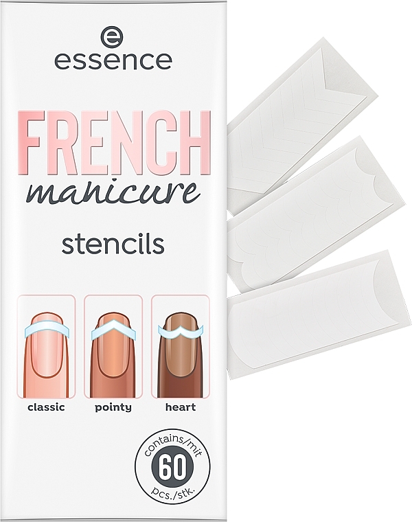 Шаблони для французького манікюру - Essence French Manicure Stencils — фото N2