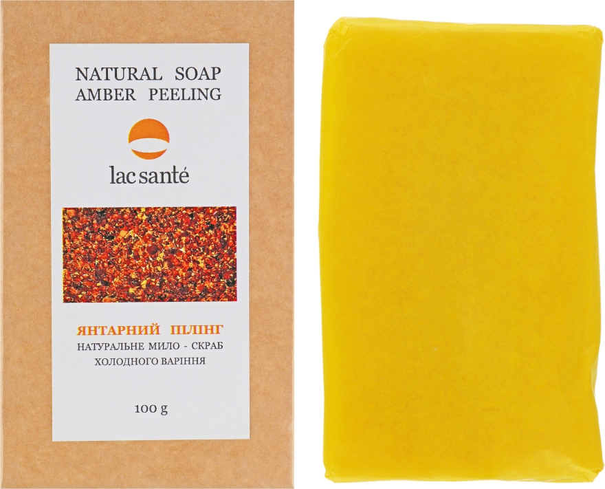 Мыло "Янтарный пилинг" - Lac Sante Natural Soap Amber Peeling