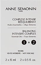 Духи, Парфюмерия, косметика Интенсивный комплекс "Баланс" с эфирными маслами и олигоэлементами - Anne Semonin Balancing Intensive Complex (ser/2x15ml) (тестер)
