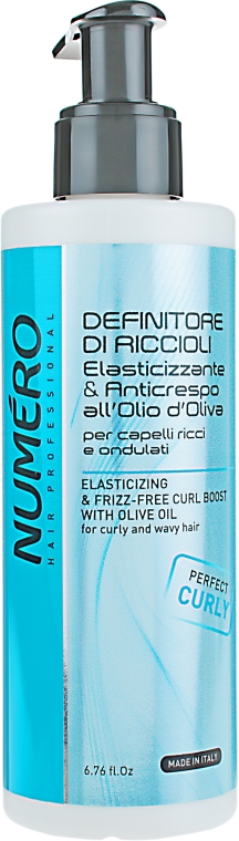 Гель для моделирования вьющихся волос с оливковым маслом - Brelil Numero Elasticizing Curl Boos