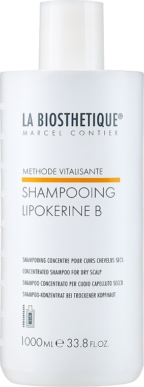 Шампунь для сухого волосся і шкіри голови - La Biosthetique Methode Vitalisante Shampooing Lipokerine B — фото N1