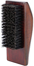 Щітка для бороди з натуральним ворсом кабана, прямокутна - Lussoni Men Natural Baerd Brush — фото N2