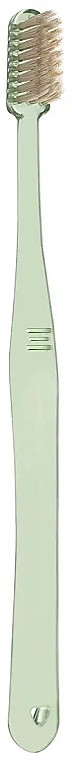 Зубна щітка з конічними щетинками в пакеті, м'яка, зелена - Mizuha The Smart Miswak Toothbrush — фото N2