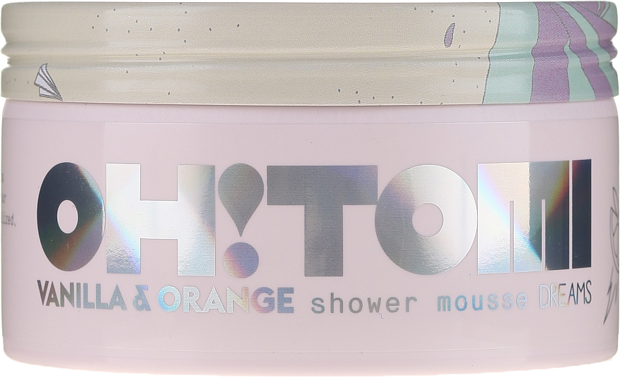 Мус для душу "Ванільний апельсин" - Oh!Tomi Dreams Vanilla Orange Shower Mousse — фото N1