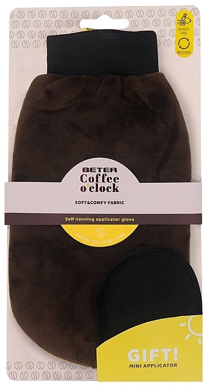 Перчатка для нанесения автозагара - Beter Coffee O'clock Self-Tanning Applicator Glove + Mini Applicator — фото N1