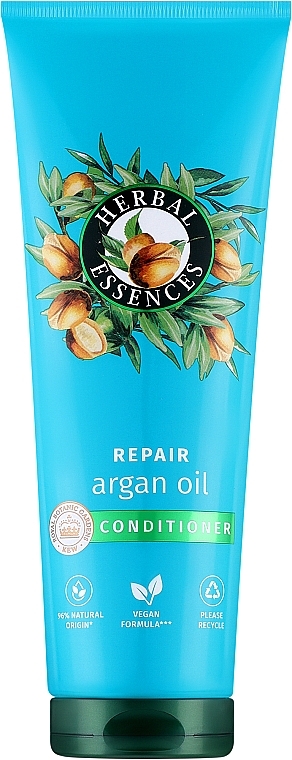 Веганский бальзам-ополаскиватель для волос "Аргановое масло" - Herbal Essences Repair Argan Oil Vegan Conditioner — фото N6