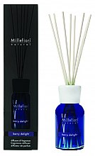 Парфумерія, косметика Ароматичний дифузор "Ягідний захват" - Millefiori Milano Natural Diffuser Berry Delight