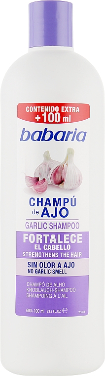 Шампунь для волосся "Часниковий" - Babaria Garlic Shampoo — фото N1
