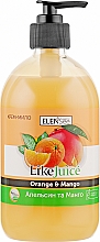 Крем-мило рідке "Апельсин-манго" - ElenSee Like Juice — фото N1