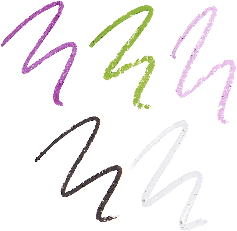 Набір - Makeup Revolution x Beetlejuice Eyeliner Set (5 x eyeliner/1.3g) — фото N4