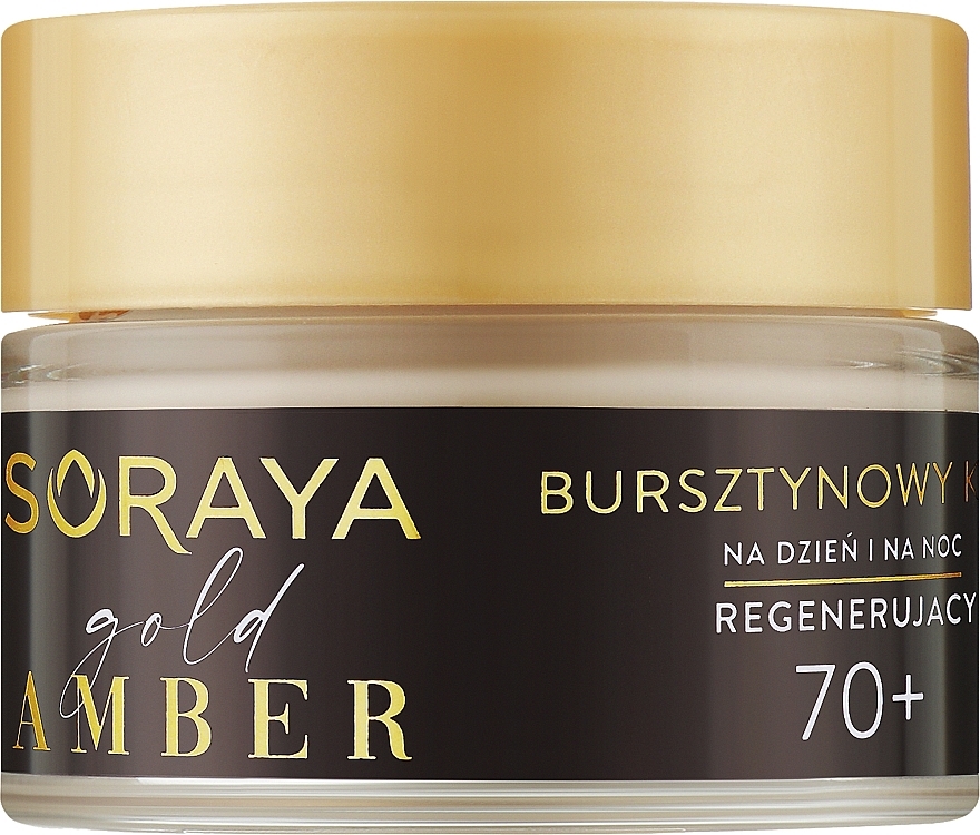 Регенерирующий дневной и ночной крем 70+ - Soraya Gold Amber — фото N1