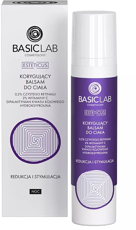 Коригувальний бальзам для тіла - BasicLab Dermocosmetics Esteticus Body Balm — фото N1