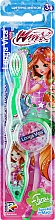 Парфумерія, косметика Зубна щітка "Winx" з ковпачком, зелена - Longa Vita