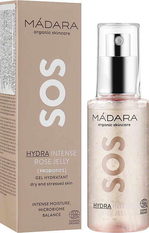Интенсивно увлажняющий гель - Madara Cosmetics Sos Hydra Intense Rose Jelly — фото N2