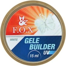 Парфумерія, косметика Моделюючий гель-желе, білий - F.O.X Gele Builder UV White