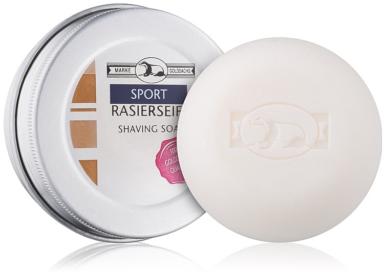 Мило для гоління в металевому контейнері - Golddachs Shaving Soap Sport Travel — фото N1