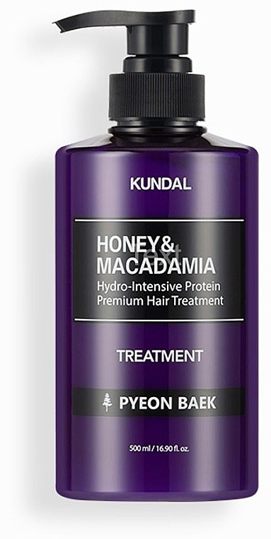 Кондиціонер для волосся "Pyeon Baek" - Kundal Honey & Macadamia Treatment — фото N1
