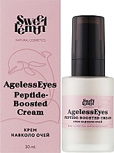 Крем для шкіри навколо очей "AgelessEyes Peptide-Boosted Cream" - Sweet Lemon — фото N2
