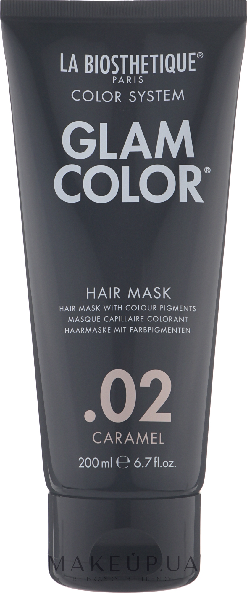 Тонувальна маска для волосся - La Biosthetique Hair Mask 07 Crystal — фото 02 - Caramel