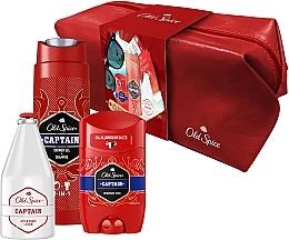 Парфумерія, косметика Набір - Old Spice Captain (deo/50g + sh/gel/250ml + ash/lot/100ml)