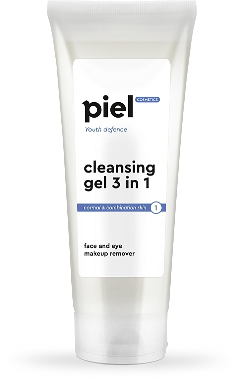 Гель для снятия макияжа - Piel Cosmetics Youth Defense Gel Face and Eye Makeup Remover