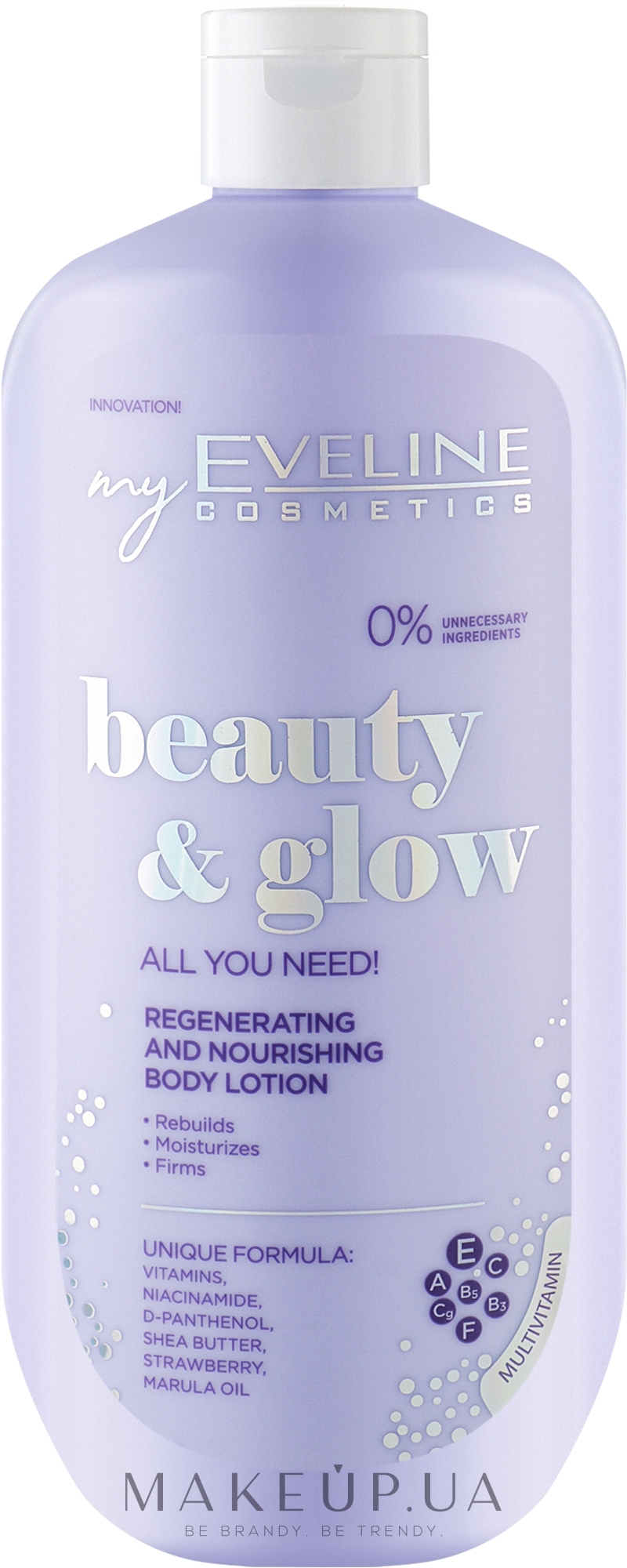 Восстанавливающий бальзам для тела - Eveline Cosmetics Beauty & Glow All You Need! — фото 350ml