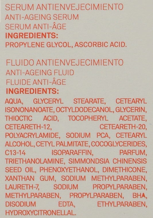 Набор - Asacpharma Xavea C Complex Anti-Aging Treatment Serum + Fluid (ser/15ml + fluid/30ml) — фото N3