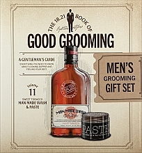 Парфумерія, косметика УЦІНКА Набір - 18.21 Man Made Book Of Good Grooming Gift Set Volume 11 Sweet Tobacco (washl/532ml + h/pomade/56.7ml) *