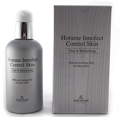 Матувальний тонік для чоловіків - The Skin House Homme Innofect Control Skin — фото N1