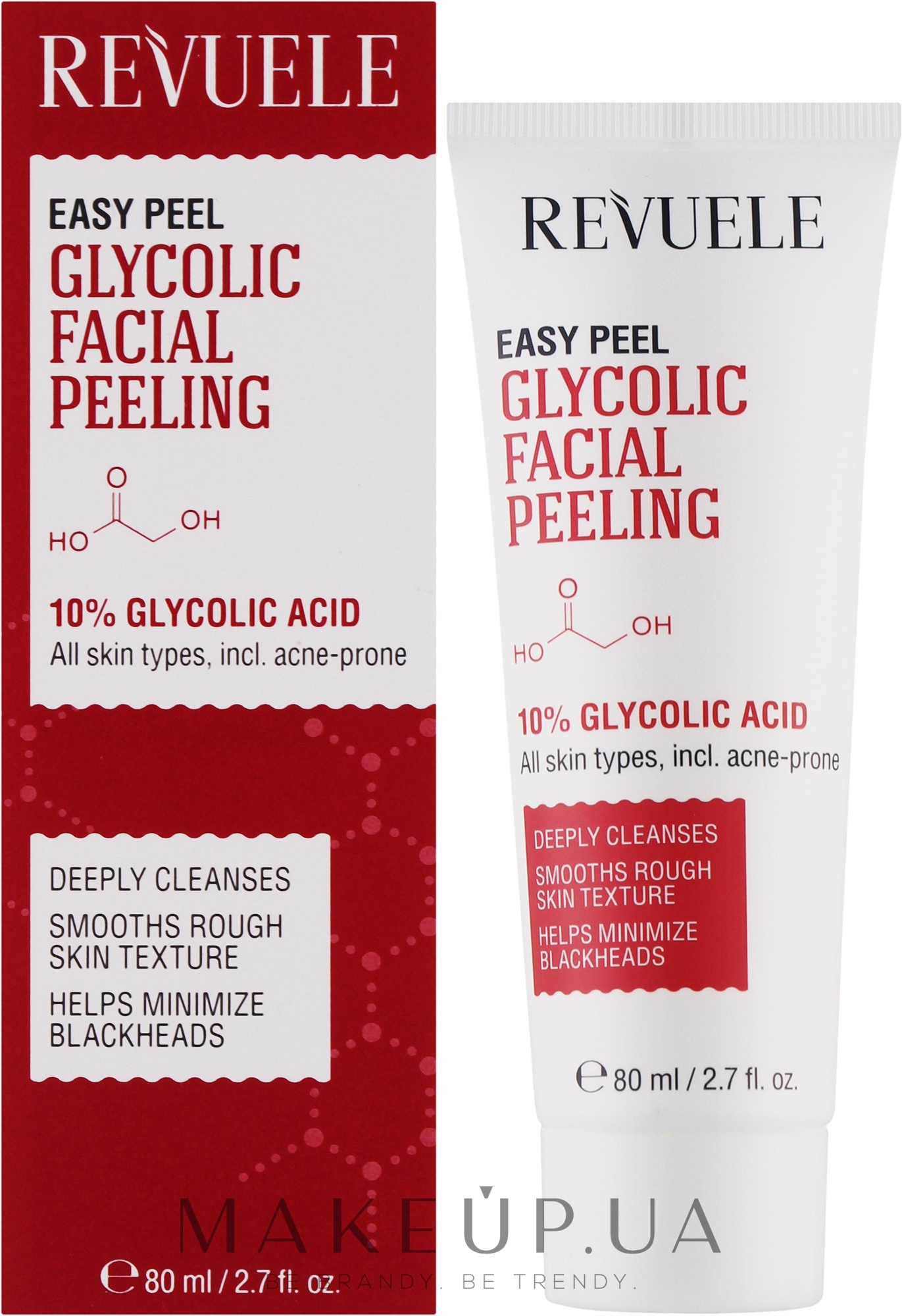 Пілінг гліколевий для обличчя - Revuele Easy Peel Glycolic Facial Peeling — фото 80ml
