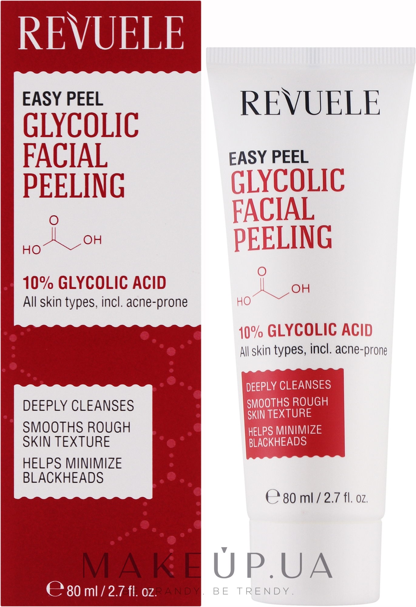 Пилинг гликолевый для лица - Revuele Easy Peel Glycolic Facial Peeling — фото 80ml