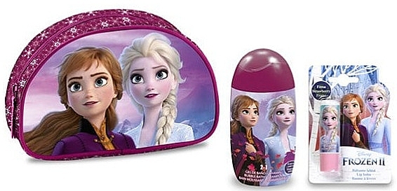 Набор - Lorenay Frozen Toiletry Bag (sh/gel/120ml + lip/balm/4g + bag) — фото N1