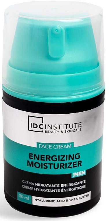 Мужской крем с гиалуроновой кислотой и маслом ши - IDC Institute Energizing & Moisturizer Men Face Cream — фото N1